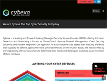 Tablet Screenshot of cybexa.com